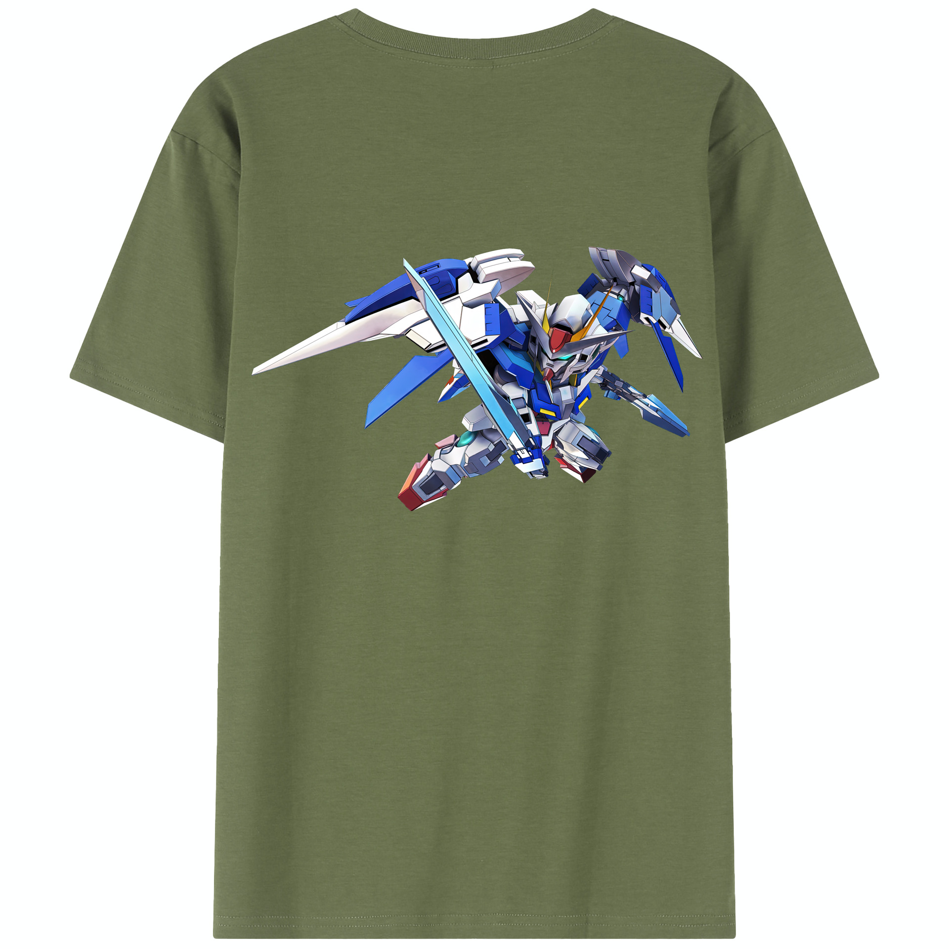 （画像用） 機動戦士ガンダム Mobile Suit Gundam 綿100％半袖Tシャツ（背面プリント）